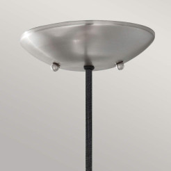Średnia lampa wisząca Beso - 1 źródło światła - Szczotkowana stal FE-BESO-P-M-BS