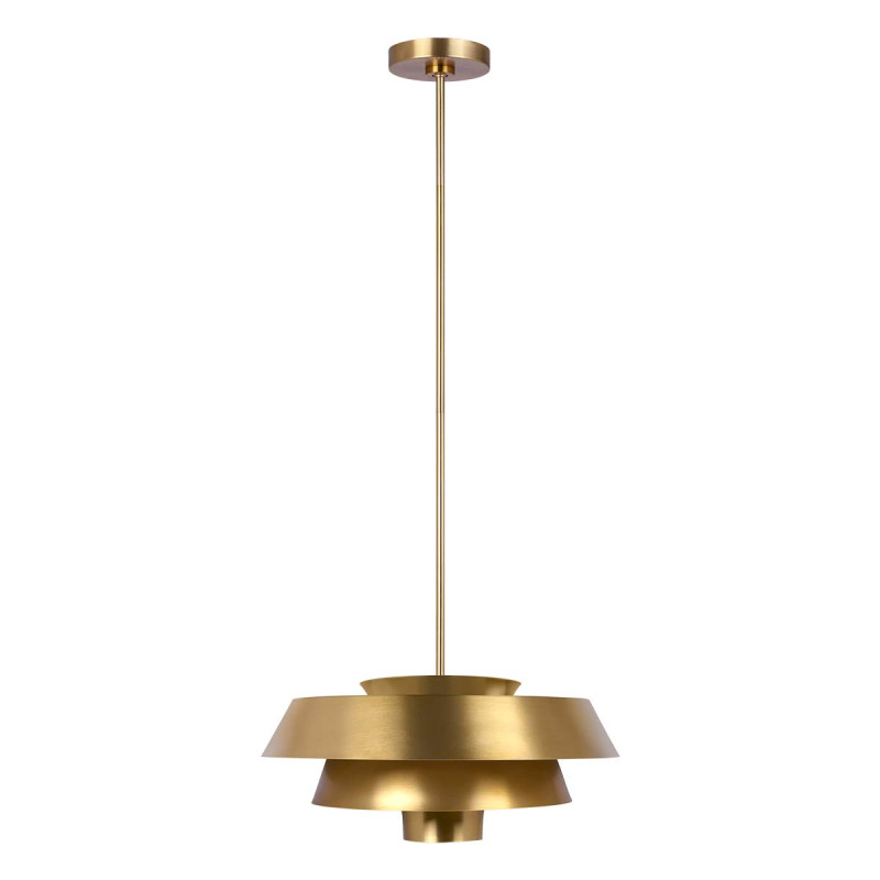 Lampa wisząca Brisbin - 1 źródło światła - Oksydowany mosiądz FE-BRISBIN-BB