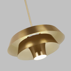 Lampa wisząca Brisbin - 1 źródło światła - Oksydowany mosiądz FE-BRISBIN-BB