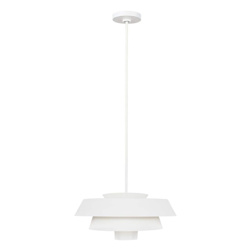 Lampa wisząca Brisbin - 1 źródło światła - Matowa biel FE-BRISBIN-MW
