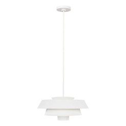 Lampa wisząca Brisbin - 1 źródło światła - Matowa biel FE-BRISBIN-MW