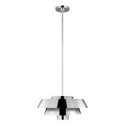 Lampa wisząca Brisbin - 1 źródło światła - Polerowany nikiel FE-BRISBIN-PN