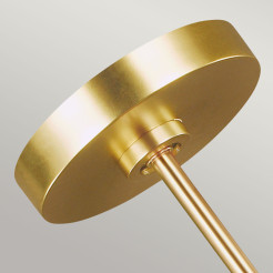 Lampa wisząca Carter - 1 źródło światła - Matowa biel, mosiądz FE-CARTER-P-A-MW