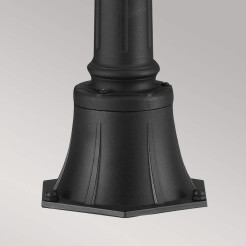 Latarnia słupkowa Cotswold Lane - 2 źródła światła - Czarny FE-COTSLN4-M-BK