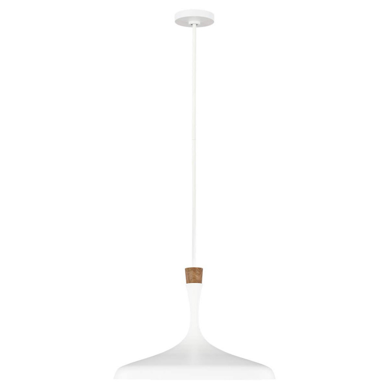 Lampa wisząca Darwin - 1 źródło światła - Matowa biel FE-DARWIN-P