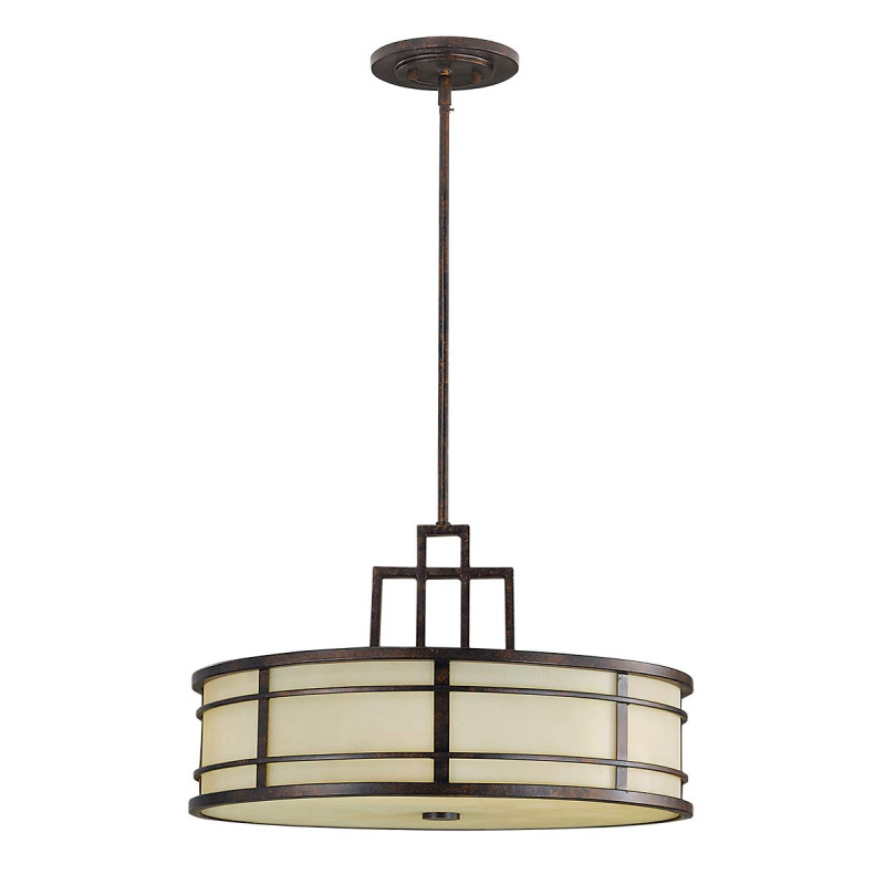 Lampa wisząca Fusion - 3 źródła światła - Grecki brąz FE-FUSION-P-L