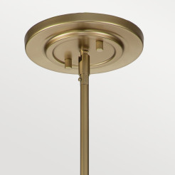 Duża lampa wisząca Fusion - 3 źródła światła - Naturalny mosiądz FE-FUSION-P-L-PNBR