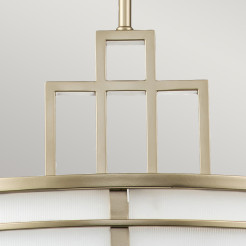 Duża lampa wisząca Fusion - 3 źródła światła - Naturalny mosiądz FE-FUSION-P-L-PNBR
