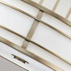 Duża lampa wisząca Fusion - 3 źródła światła - Naturalny mosiądz FE-FUSION-P-L-PNBR