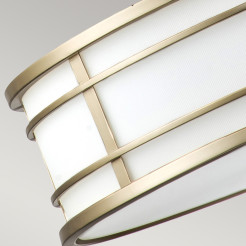 Duża lampa wisząca Fusion - 3 źródła światła - Naturalny mosiądz FE-FUSION-P-L-PNBR