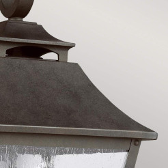 Duża latarnia naścienna Galena - 3 źródła światła - Ciemnobrązowy FE-GALENA2-L-SBL