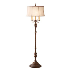 Lampa podłogowa Gibson - 4 źródła światła - Ciemnobrązowy FE-GIBSON-FL