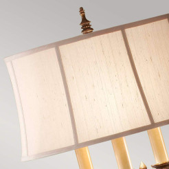Lampa podłogowa Gibson - 4 źródła światła - Ciemnobrązowy FE-GIBSON-FL