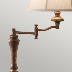Lampa podłogowa Gibson - 1 źródło światła - Ciemnobrązowy FE-GIBSON-SWFL