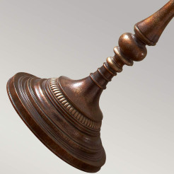 Lampa podłogowa Gibson - 1 źródło światła - Ciemnobrązowy FE-GIBSON-SWFL