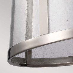 Średnia lampa wisząca Harrow - 1 źródło światła - Polerowany nikiel FE-HARROW-P-M