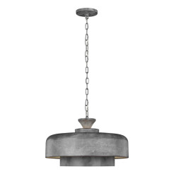 Lampa wisząca Haymarket - 1 źródło światła - Postarzany cynk FE-HAYMARKET-P