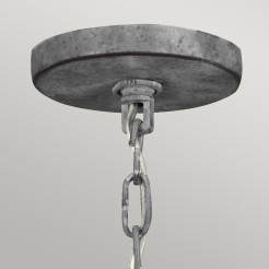 Lampa wisząca Haymarket - 1 źródło światła - Postarzany cynk FE-HAYMARKET-P