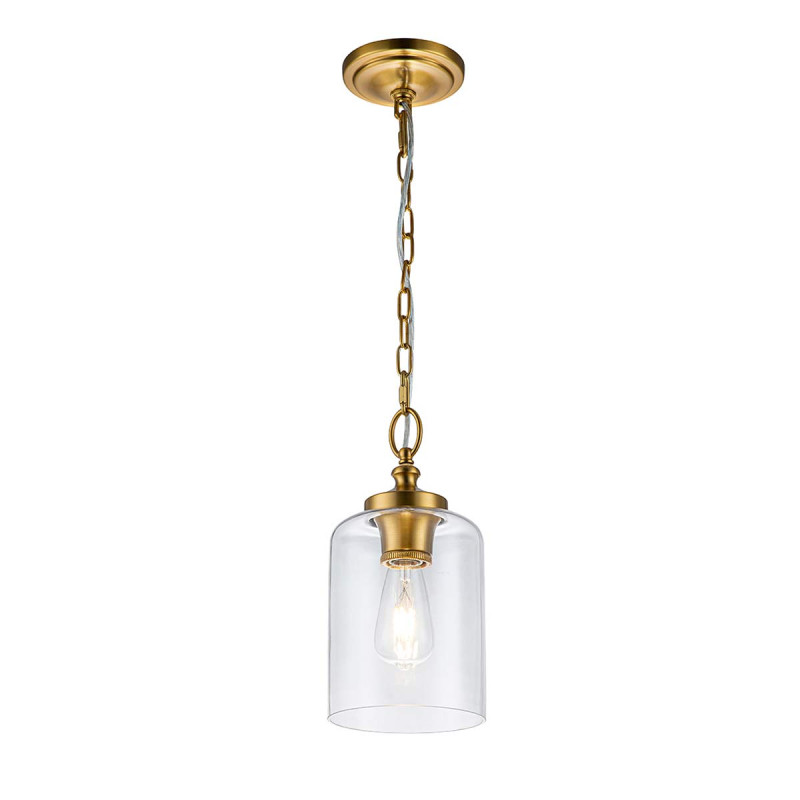Lampa wisząca Hounslow - 1 źródło światła - Oksydowany mosiądz FE-HOUNSLOW-P-BB