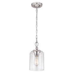 Lampa wisząca Hounslow - 1 źródło światła - Polerowany nikiel FE-HOUNSLOW-P-PN