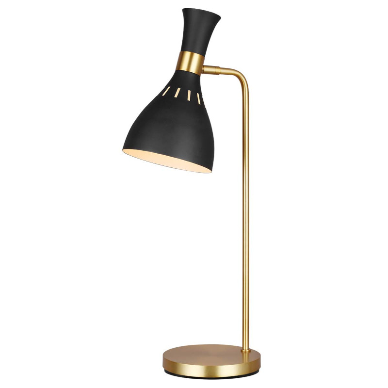 Lampa stołowa Joan - 1 źródło światła - Czarny, oksydowany mosiądz FE-JOAN-TL-MB