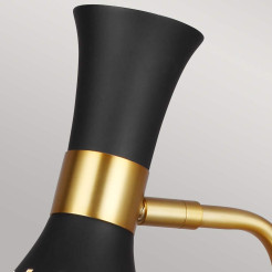Lampa stołowa Joan - 1 źródło światła - Czarny, oksydowany mosiądz FE-JOAN-TL-MB