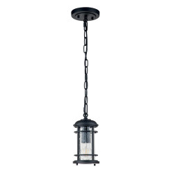Latarnia wisząca Lighthouse - 1 źródło światła - Teksturowana czerń FE-LIGHTHOUSE8-S-BLK