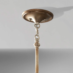 Lampa wisząca Lucia - 3 źródła światła - Oksydowane srebro - Wersja B FE-LUCIA-B