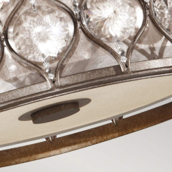 Plafon Lucia - 2 źródła światła - Oksydowane srebro FE-LUCIA-F