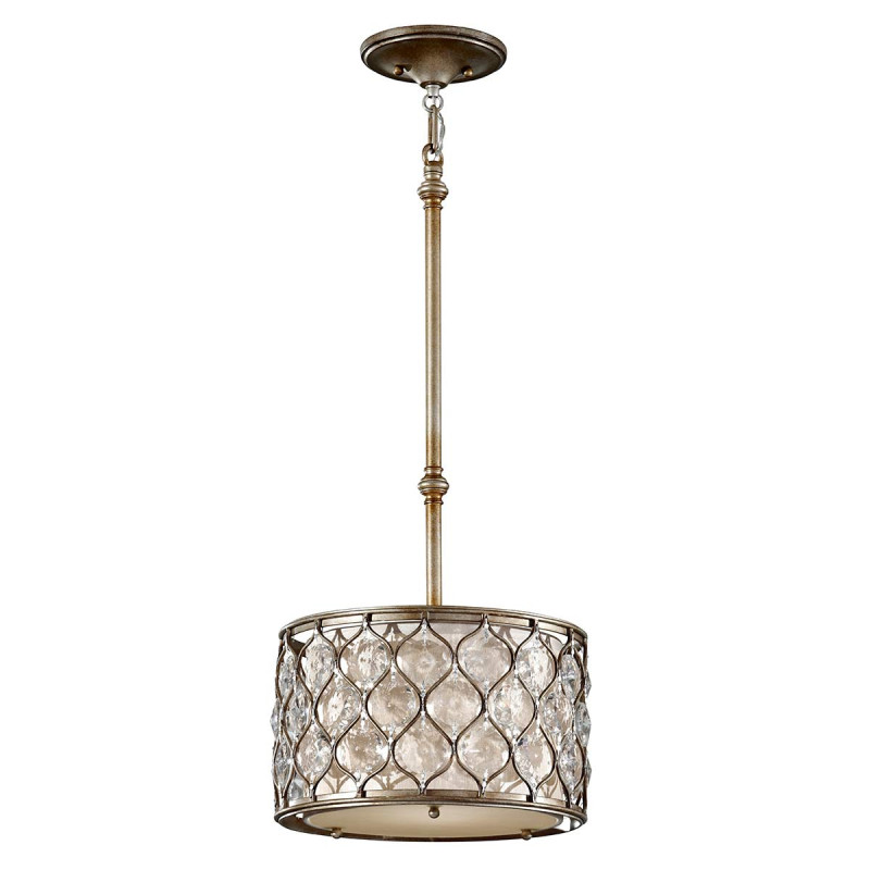 Lampa wisząca Lucia - 1 źródło światła - Oksydowane srebro FE-LUCIA-P-C
