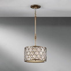 Lampa wisząca Lucia - 1 źródło światła - Oksydowane srebro FE-LUCIA-P-C