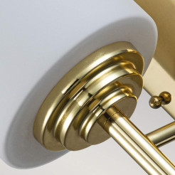 Kinkiet Malibu - 1 źródło światła - Polerowany mosiądz FE-MALIBU1-BATH-PB