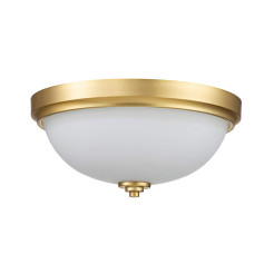 Plafon Malibu - 2 źródła światła - Szczotkowany mosiądz FE-MALIBU-F-BATH-BB