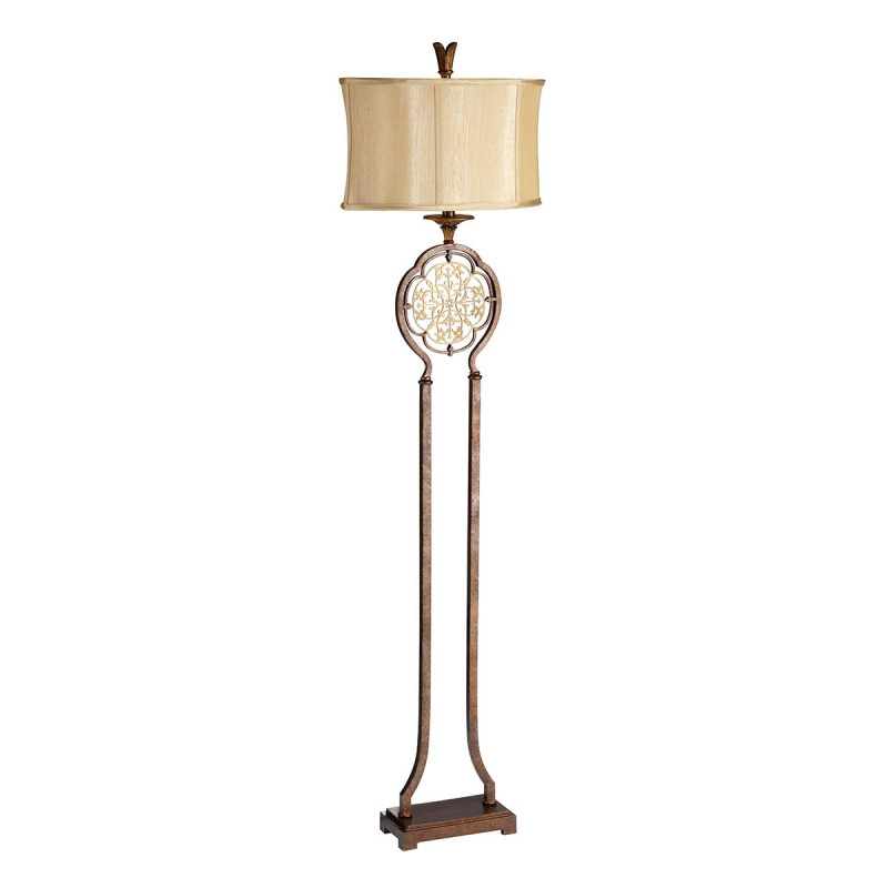 Lampa podłogowa Marcella - 1 źródło światła - Brytyjski brąz FE-MARCELLA-FL