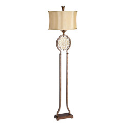 Lampa podłogowa Marcella - 1 źródło światła - Brytyjski brąz FE-MARCELLA-FL