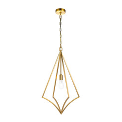 Duża lampa wisząca Nico - 1 źródło światła - Oksydowany mosiądz FE-NICO-P-L-BB