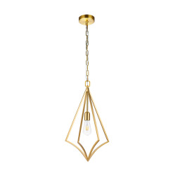 Średnia lampa wisząca Nico - 1 źródło światła - Oksydowany mosiądz FE-NICO-P-M-BB