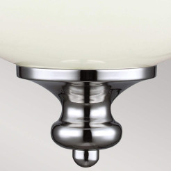 Mała lampa wisząca Parkman - 1 źródło światła - Polerowany nikiel FE-PARKMAN-PS-PN