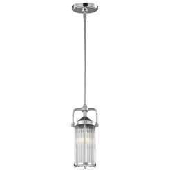 Mała lampa wisząca Paulson - 1 źródło światła - Chrom FE-PAULSON-MP