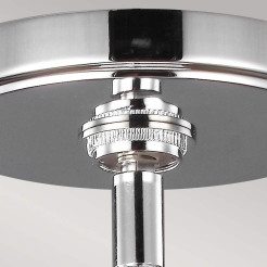 Mała lampa wisząca Paulson - 1 źródło światła - Chrom FE-PAULSON-MP