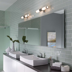 Kinkiet Payne - 2 źródła światła - Polerowany chrom FE-PAYNE2-BATH