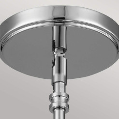 Mała lampa wisząca Payne - 1 źródło światła - Polerowany chrom FE-PAYNE-MPBATH