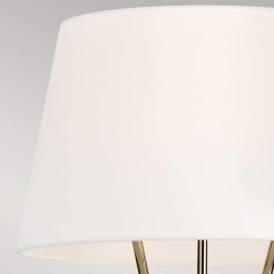 Lampa podłogowa Penny - 1 źródło światła - Polerowany nikiel FE-PENNY-FL-PN