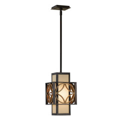 Lampa wisząca Remy - 1 źródło światła - Klasyczny brąz, paryskie złoto FE-REMY-P-C