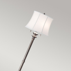 Lampa podłogowa Stateroom - 2 źródła światła - Antyczny nikiel FE-STATEROOM-FL-AN