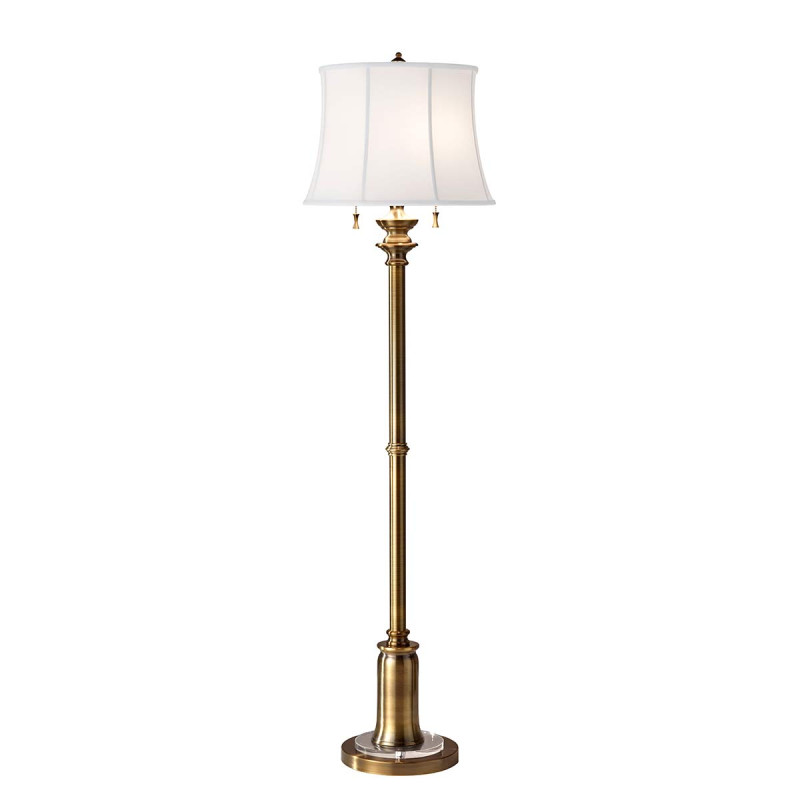 Lampa podłogowa Stateroom - 2 źródła światła - Mosiądz FE-STATEROOM-FL-BB