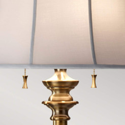 Lampa podłogowa Stateroom - 2 źródła światła - Mosiądz FE-STATEROOM-FL-BB
