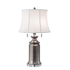 Lampa stołowa Stateroom - 2 źródła światła - Antyczny nikiel FE-STATEROOM-TL-AN