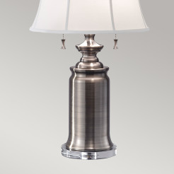 Lampa stołowa Stateroom - 2 źródła światła - Antyczny nikiel FE-STATEROOM-TL-AN