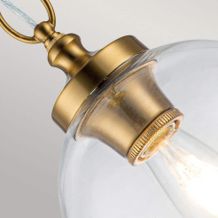 Lampa wisząca Tabby - 1 źródło światła - Oksydowany mosiądz FE-TABBY-P-S-BB